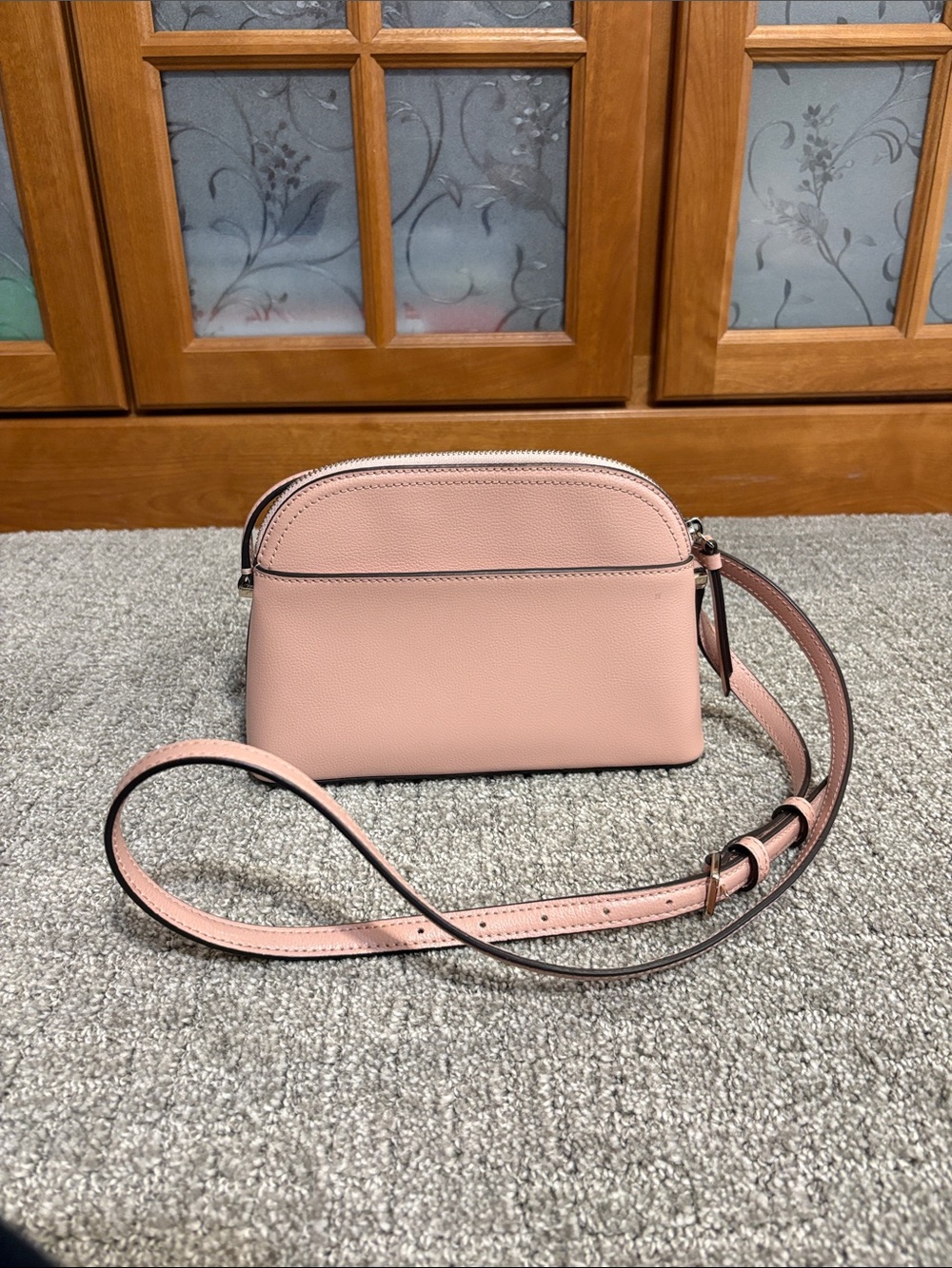 Kate Spade Pebble Leather Crossbody Peggy Patterson drive Rosycheeks (950) - Picture 5 of 6